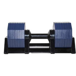 DEFIT十角可调节哑铃NUO精钢男士32Kg健身哑铃电镀哑铃家用健身