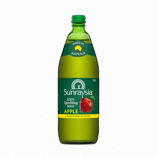 Sunraysia光之果进口99.5%苹果汁含气果汁0色素0防腐剂750ml*1瓶