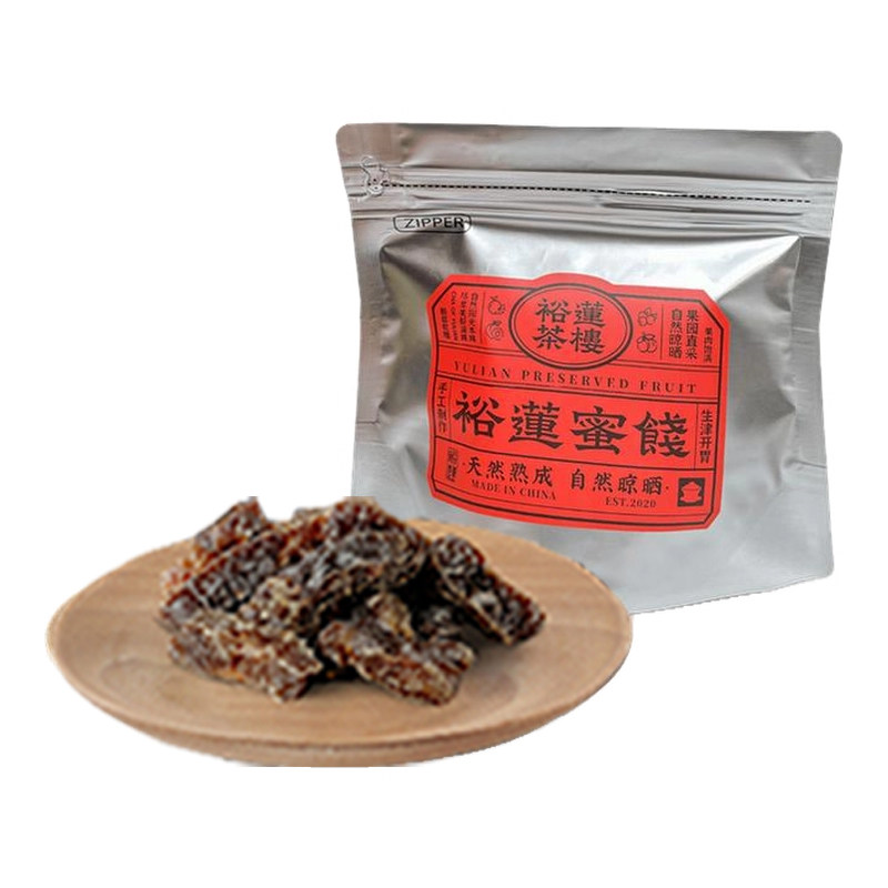 裕莲茶楼自然熟成酸梅肉果脯80g