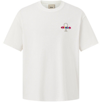 CHINISM赤尘凉感抗菌刺绣短袖