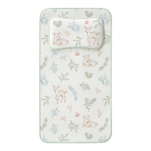 婴儿凉席夏季宝宝幼儿园午睡冰丝席a类儿童拼接床小席子凉垫定制