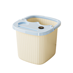 儿童泡脚桶家用2026新款泡脚盆女士养生加厚洗脚桶加高塑料足浴桶