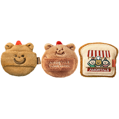 【品牌直供】尔木萄小面包散粉扑