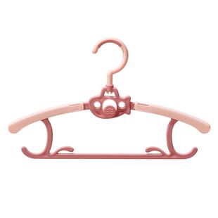 十月结晶婴儿衣架宝宝家用晾晒衣架裤夹小孩儿童加厚可伸缩小衣架