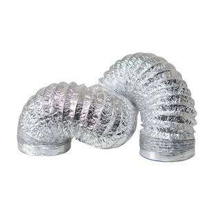 双层铝箔软管抽油烟机排烟管厨房集成灶伸缩排气管160 180 200mm