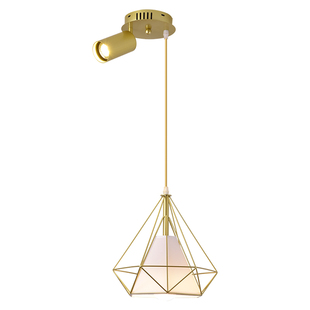 美发理发店超亮吊灯造型发廊专用创意店铺商用照明美甲吧台带射灯