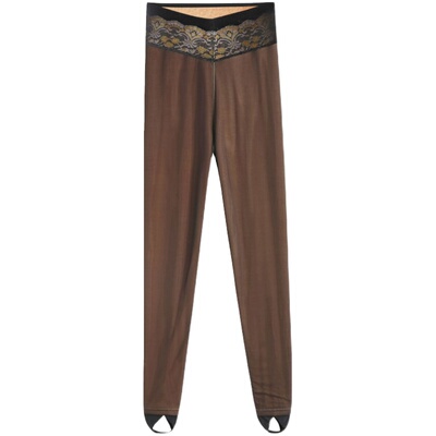 假透肉打底裤女春秋加绒大码透肤