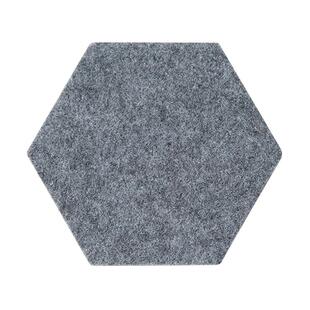 大可叔叔韩国创意墙贴毛毡六角形置物装饰板书桌墙上照片墙板