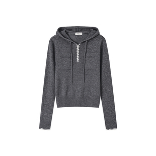 indicia标记2025冬季新款慵懒松弛感舒适显高百搭款毛衫L2D5MS293