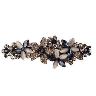 大气头饰优雅中年妈妈水钻发夹女大号低马尾发卡夹子盘发网红高级