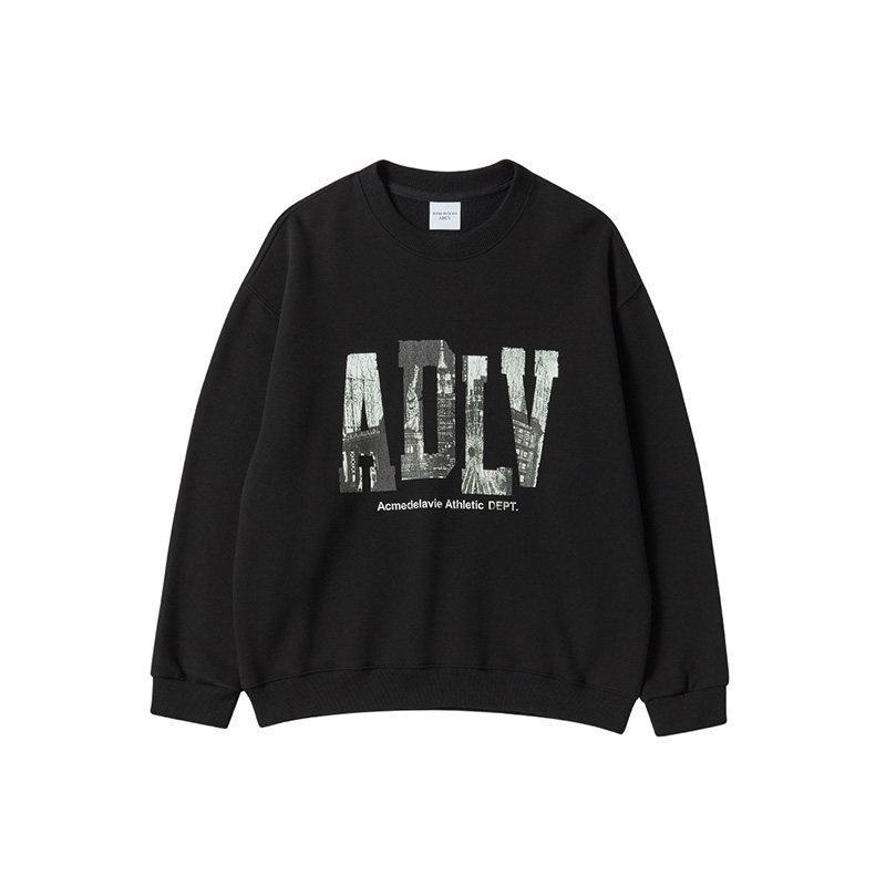 ADLV城市系列加绒卫衣秋冬长袖