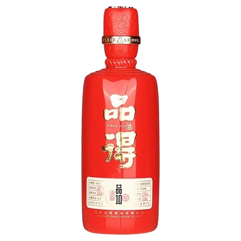 茅台镇酱香型白酒品得10纯粮食酒