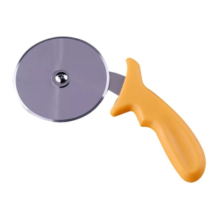 三能烘焙工具不锈钢比萨刀切匹萨刀披萨轮刀滚刀SN4233切披萨专用