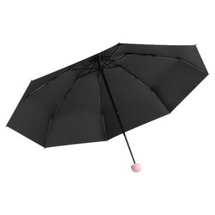 超轻小便携迷你雨伞太阳伞防晒超强防紫外线黑胶遮阳伞女晴雨两用