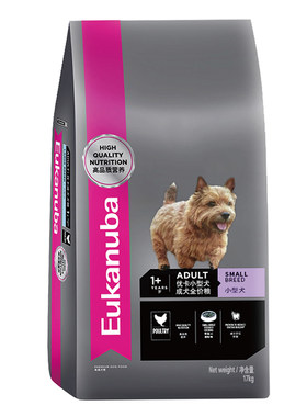优卡小型犬专用成犬粮17kg