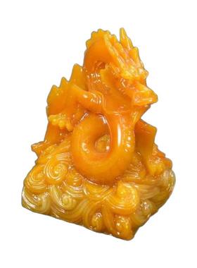 可定制龙凤印送底座家居吉祥摆件