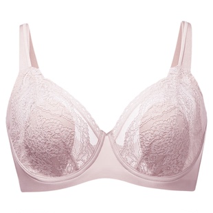 古今兔耳杯内衣女蕾丝大胸显小胸聚拢收副乳防下垂钢圈承托文胸罩