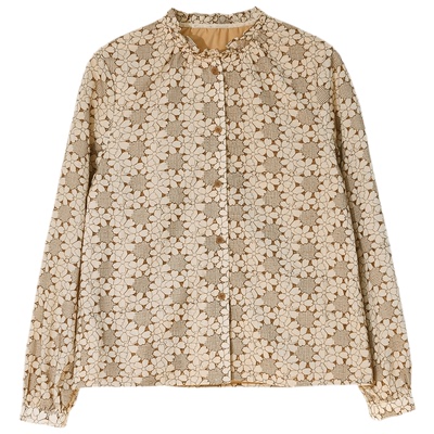 GESGOO加绒加厚保暖衬衫法式