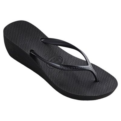 havaianas坡跟厚底增高夹脚拖鞋