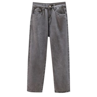 牛仔裤男士宽松直筒2026春秋新款阔腿裤子复古韩版潮流休闲九分裤