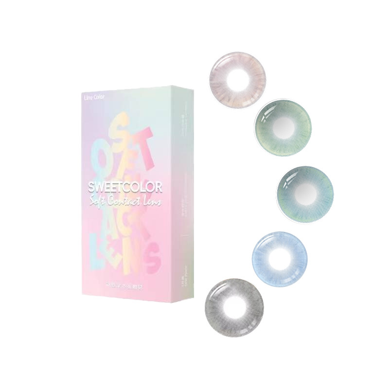 SweetColor美瞳幻境系列半年抛2片无锁边冰河天使风之谷隐形眼镜