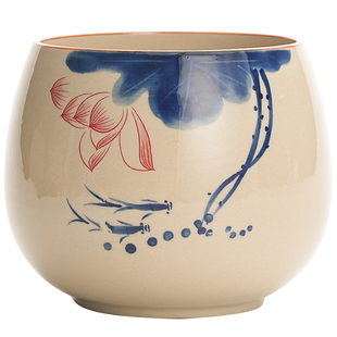 草木灰建水茶道配件家用茶室陶瓷茶杯茶洗茶渣缸储茶叶茶水废水缸