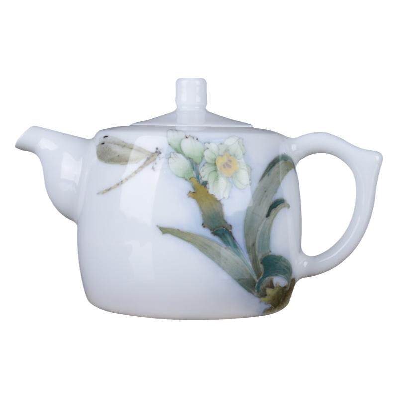 醴陵瓷器手绘釉下五彩工笔画花鸟