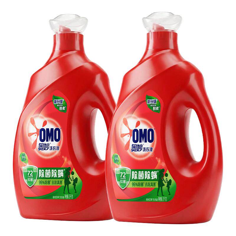 奥妙家庭用洗衣液官方旗舰店正品持久留香72小时整箱批家用除菌螨