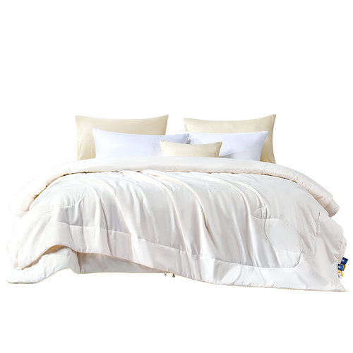 富安娜冬厚被二合一被子母被保暖四季通用学生宿舍透气被子被芯