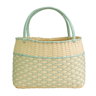 自制野餐篮纸藤提篮diy编织材料工具套装附视频教程春日手工礼物