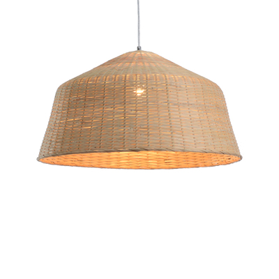 ptlife客厅日式风卧室竹编吊灯