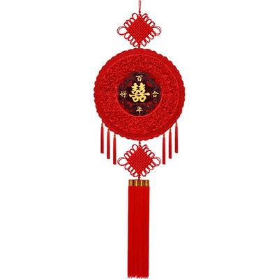 聚财中国结喜字挂件新款导购
