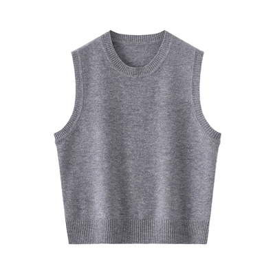 别致叠穿小马甲~100%羊毛马甲