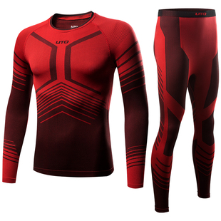 UTO悠途滑雪速干衣女排汗快干功能内衣跑步运动压缩保暖内衣套装