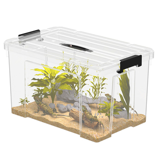 爬宠饲养箱蜥蜴鳄鱼养殖箱仓鼠鳄龟蛇专用缸甲虫饲养盒乌龟饲养缸