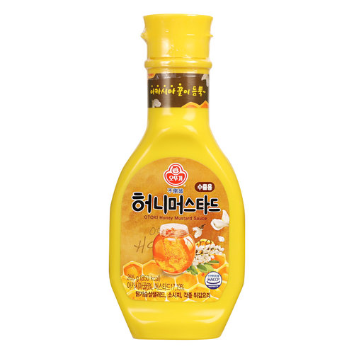 不倒翁蜂蜜芥末酱旗舰店家用授权韩国进口汉堡黄芥末酱韩式炸鸡酱