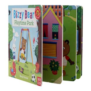 Bizzy Bear小熊很忙系列 纸板书 翻翻书 亲子绘本 名家绘本 低幼启蒙 英文原版 幼儿儿童英语启蒙 早教书机关操作书抽拉游戏书