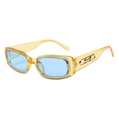 墨镜复古风果冻色太阳镜网红同款