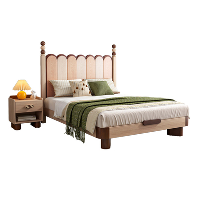 叮叮熊无忧系列纯实木波浪儿童床