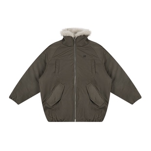 FDR官方店 三防立领棉服2025新款秋冬座山雕外套派克服男羽绒服女