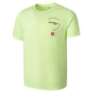 SauconyX长跑时代联名索康尼速干T恤男女运动圆领运动跑步短袖