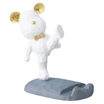 可爱熊个性手机支架学生小摆件