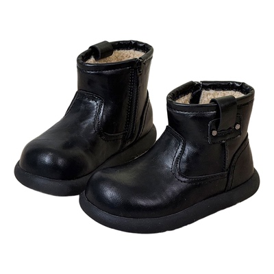 JLD&金乐迪儿童加绒二棉马丁靴