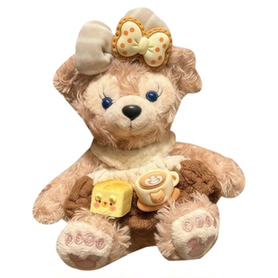 2025年新款雪莉玫包包挂件毛绒公仔钥匙扣达菲熊玩偶挂饰小熊礼物