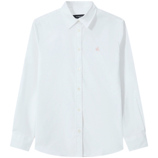 【牛津纺】BEANPOLE滨波 25新品秋冬女士时尚知识分子风长袖衬衫