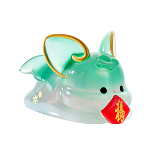 恭王府福字摆件蝙蝠树脂桌面客厅玄关车内装饰博物馆文创生日礼物