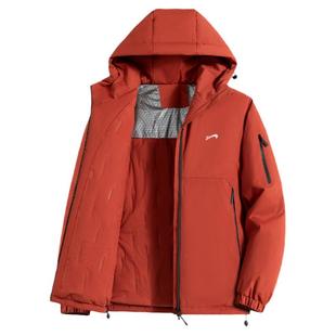 贵人鸟工装棉服女款冬季2026年本命年红色外套女士棉衣情侣棉袄子