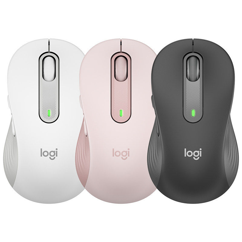 罗技M650/650L无线蓝牙鼠标平板ipad安静办公快速滚动双模USB插口