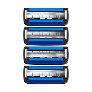 英吉利刀片5层 小C剃须刀手动刮胡刀替换五层刀头防刮伤 无刀柄