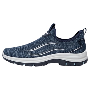 回力官方旗舰店一脚蹬男鞋夏季网面透气爸爸鞋子男老北京布鞋男款